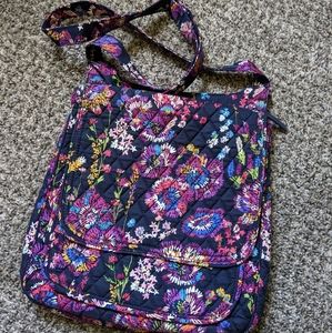 Vera Bradley Midnight Wildflower Crossbody